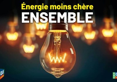 ÉNERGIE MOINS CHÈRE ENSEMBLE : Un achat groupé d’électricité permettant de réaliser de très fortes économies